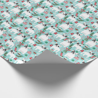 Franse Bulldog kerstwrap Cadeaupapier