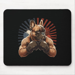 Franse Bulldog Kickboksen Vechtkunst Boksen Hond G Muismat