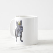 Franse Bulldog King Koffiemok (Voorkant links)