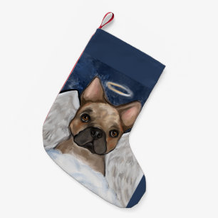 FRANSE BULLDOG KLEINE KERSTSOK