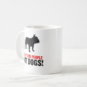 Franse Bulldog Koffiemok (Voorkant links)