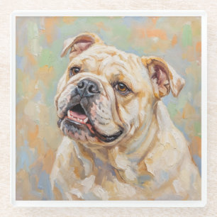 Franse Bulldog Kunst Onderzetter