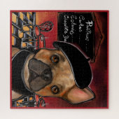 FRANSE BULLDOG LEGPUZZEL (Horizontaal)