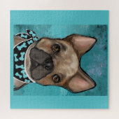 FRANSE BULLDOG LEGPUZZEL (Horizontaal)