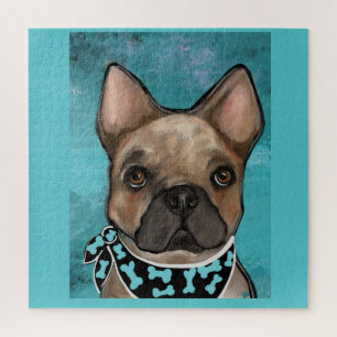 FRANSE BULLDOG LEGPUZZEL