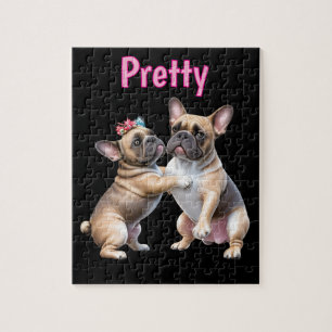 Franse Bulldog Liefde Franse Bulldog Legpuzzel