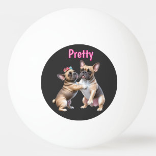 Franse Bulldog Liefde Franse Bulldog Pingpongballen
