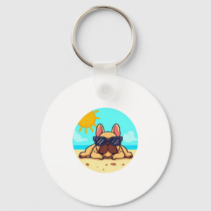 Franse Bulldog liefhebbers Sleutelhanger
