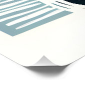 Franse bulldog linoryt poster perfect poster (Hoek)