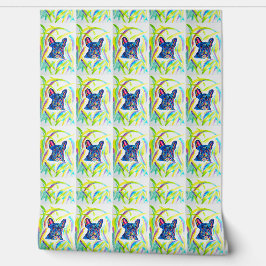 Franse Bulldog Love Behang