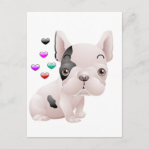 Franse Bulldog Love Briefkaart