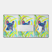 Franse Bulldog Love Desk Mat (Keyboard & Muis)