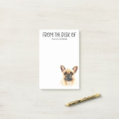 Franse Bulldog Lover Post-it® Notes (Op bureau)