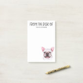 Franse Bulldog Lover Post-it® Notes (Op bureau)