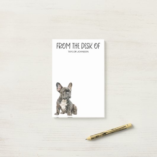 Franse Bulldog Lover Post-it® Notes (Op bureau)
