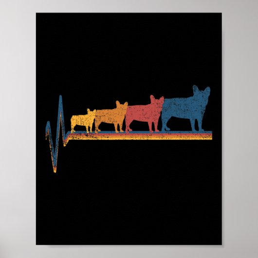 Franse Bulldog Lover Poster (Voorkant)