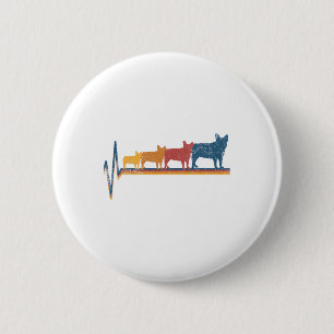 Franse Bulldog Lover Ronde Button 5,7 Cm