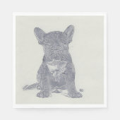 Franse Bulldog Lover Servet (Voorkant)