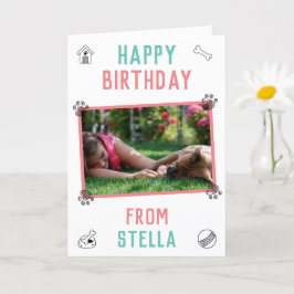 Franse Bulldog Ma Birthday-kaart Kaart