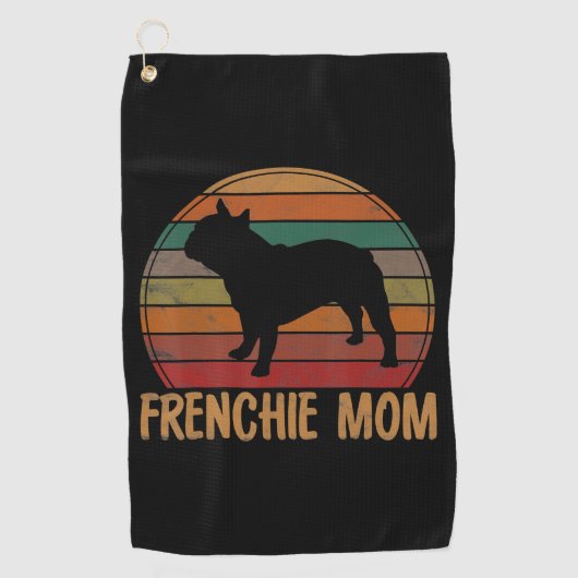 Franse Bulldog Ma Gift Dog Pet Frenchie Mama Golfhanddoek (Voorkant)