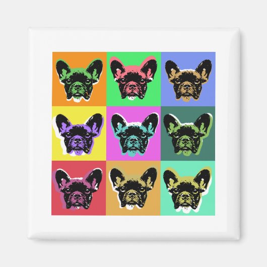 Franse bulldog magneet (Voorkant)