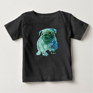 Franse Bulldog Mandala Art Organic Bodysuit