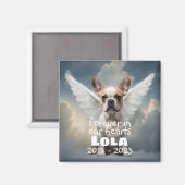 Franse Bulldog Memorial Magneet (Voorkant / Achterkant)