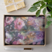 Franse Bulldog met Rozen Floral Decoupage Tissuepapier (Geschenk)