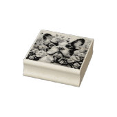 Franse Bulldog met Rozen Impressionistisch schilde Rubberstempel (Stempel)