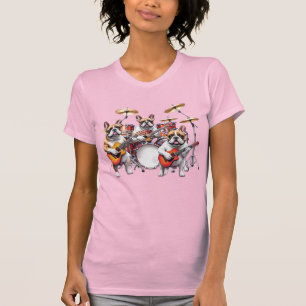 Franse Bulldog Muziekband Franse Bulldoggen T-shirt