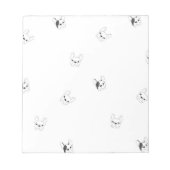 Franse Bulldog Note Pad Notitieblok (Voorkant)