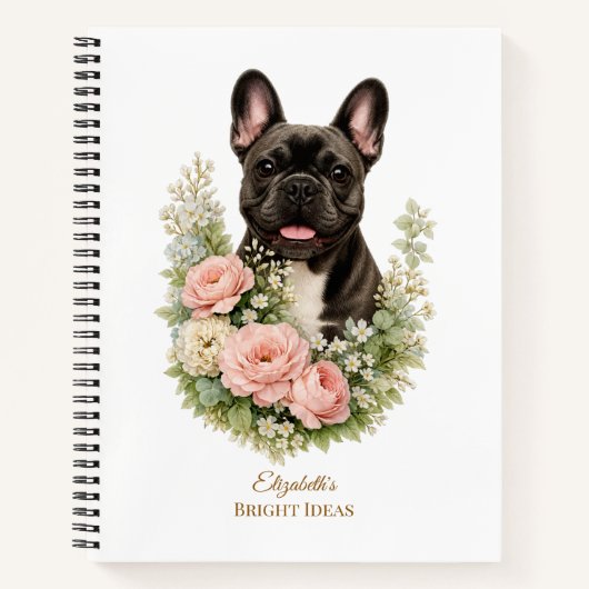Franse Bulldog Notitieboek (Voorkant)
