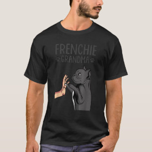 Franse Bulldog Oma Frenchie Hondenliefhebber Dames T-shirt