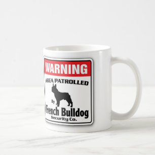 Franse Bulldog Patrolled Coffee Mok