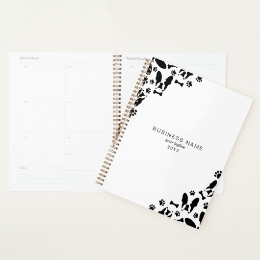 Franse Bulldog patroon hoek Planner (Display)