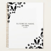 Franse Bulldog patroon hoek Planner (Voorkant)