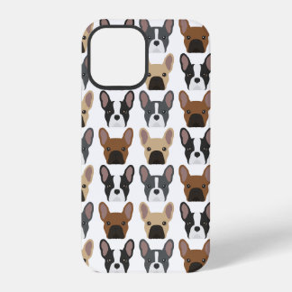 Franse Bulldog Patterned iPhone 12 Pro Hoesje