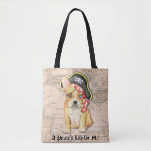 Franse Bulldog Pirate Draagtas