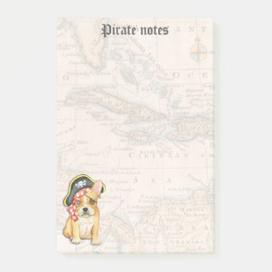 Franse Bulldog Pirate Post-it® Notes