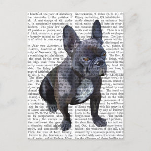 Franse Bulldog Plain Briefkaart