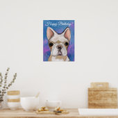 Franse Bulldog Poster (Keuken)