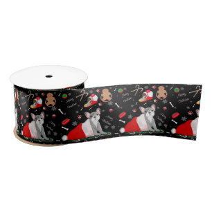 Franse Bulldog Pup In Sinterklaas Hoed Patroon Lint