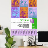 Franse Bulldog Puppies te koop groot poster (Thuiskantoor)