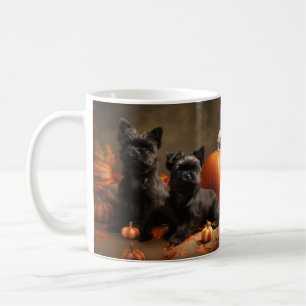 Franse Bulldog Puppy Autumn Delight Pumpkin Koffiemok