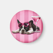 Franse bulldog Puppy Magneet (Voorkant)