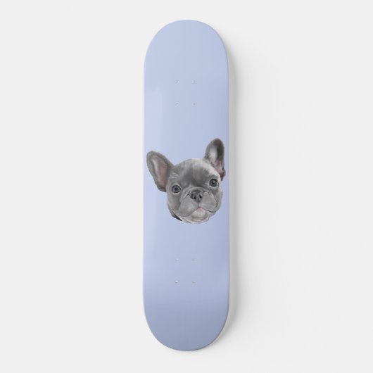 Franse bulldog Puppy Skateboard (Voorkant)