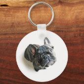 Franse bulldog Puppy Sleutelhanger (Voorkant)