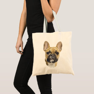Franse bulldog Puppy Tote Bag