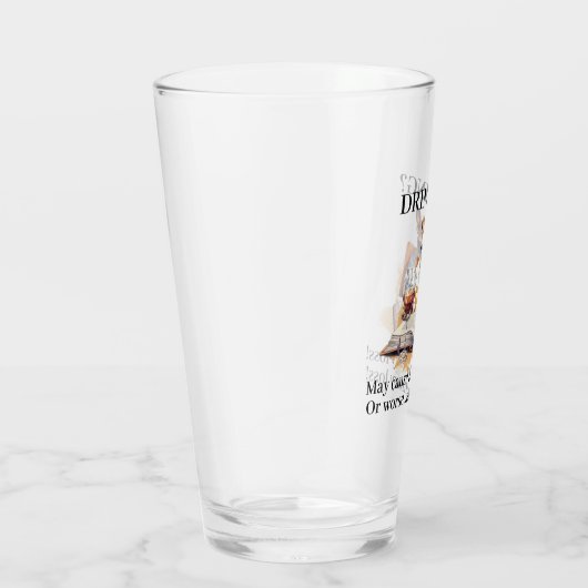 Franse Bulldog Read Drink kan geheugenverlies vero Glas (Rechts)