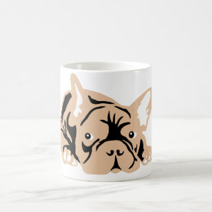 Franse Bulldog roos Magische Mok